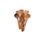 10 Piece Wooden Utensils Set